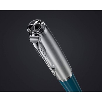 Parker 51 Teal Blue CT tušinukas su graviūra
