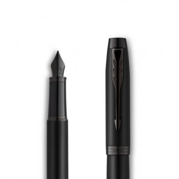 PARKER IM Achromatic Black (F) Plunksnakotis su graviravimu - 2127741