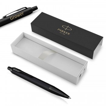 Parker IM Achromatic Black Tušinukas su graviravimu