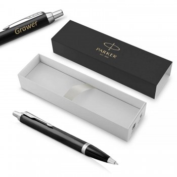 Parker IM Black CT 1931665 tušinukas su graviravimu / Dėžutė