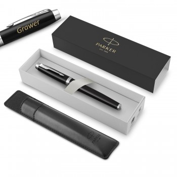 Parker IM Black CT plunksnakotis (M) su graviravimu – 1931651 su dėklu