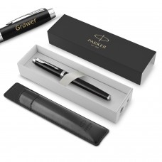 Parker IM Black CT plunksnakotis tušinukas (M) su graviūra – 1931651 su dėklu Parker IM Black CT plunksnakotis tušinukas (M) su graviūra – 1931651 su dėklu