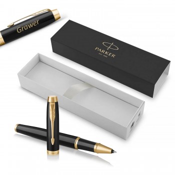 Parker IM Black GT Rollerball Pen ar gravējumu