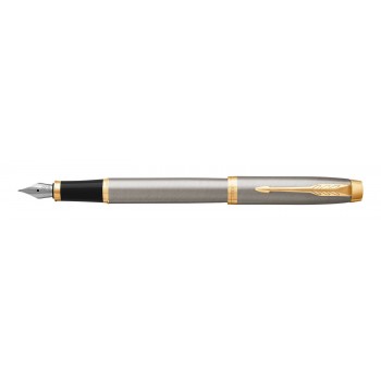 Parker IM Brushed Metal GT (M) Plunksnakotis su graviravimu