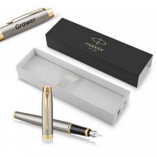 Parker IM Brushed Metal GT rašiklis (F) su graviravimu