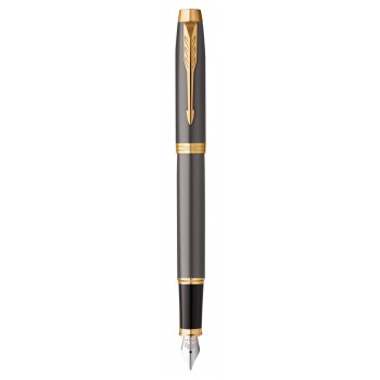 Parker IM Core Grey GT (F) Plunksnakotis su graviravimu