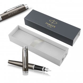 Parker IM Dark Espresso CT (M) plunksnakotis su graviravimu