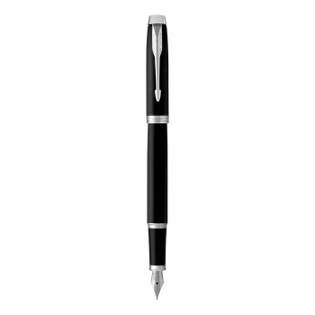 Parker IM Essential Matte Black CT (F) graveeringuga täitesulepea