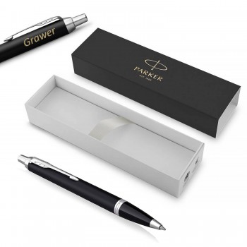 Parker IM Essential Matte Black CT Tušinukas su graviravimu
