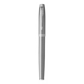 Parker IM Essential Stainless Steel CT (F) tintes pildspalva ar gravējumu