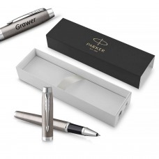 Parker IM Essential Stainless Steel CT Tušinukas su dangteliu ir graviravimu