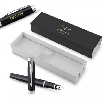 Parker IM Matte Black CT (M) Plunksnakotis su graviravimu