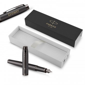 Parker IM Monochrome Bronze (M) plunksnakotis su graviravimu