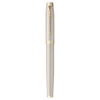 Parker IM Professionals Monochrome Champagne (M) Plunksnakotis su graviravimu