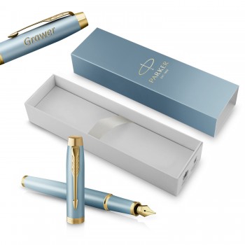 Parker IM Rituals Turquoise Green (M) Plunksnakotis su graviravimu