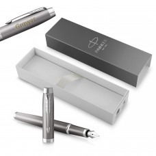 Parker IM Rituals Turquoise Grey (F) Plunksnakotis su graviravimu