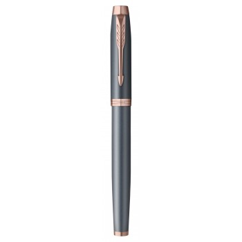 Parker IM „The Finishing Touch“ (F) pilkai mėlynas 2235422 plunksnakotis su graviravimu