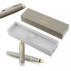 Parker IM „The Finishing Touch“ (F) šampano spalvos tušinukas su dangteliu 2235418 su graviravimu