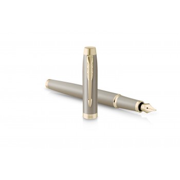 Parker IM „The Finishing Touch“ (M) šampaninio atspalvio tušinukas su dangteliu 2235417 su graviravimu