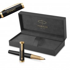 Parker Ingenuity juodos spalvos GT tušinukas su dangteliu ir graviravimu