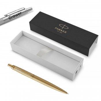 Parker Jotter Monochrome XL Gold GT lodīšu pildspalva ar gravējumu