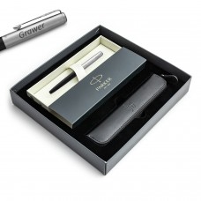 Parker Jotter Originals Black (M) plunksnakotis su graviravimu / dėklas / dovanų rinkinys Parker Jotter Originals Black (M) plunksnakotis su graviravimu / dėklas / dovanų rinkinys