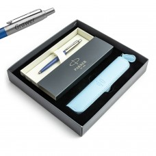 Parker Jotter Originals Blue BLUE DENIM tušinukas su graviravimu / dėklu / dovanų rinkiniu Parker Jotter Originals Blue BLUE DENIM tušinukas su graviravimu / dėklu / dovanų rinkiniu