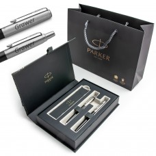 Parker Jotter Originals juodos spalvos plunksnakočių rinkinys elegantiškoje dovanų dėžutėje su graviravimu Parker Jotter Originals juodos spalvos plunksnakočių rinkinys elegantiškoje dovanų dėžutėje su graviravimu