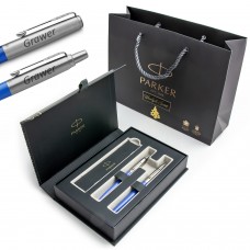 Parker Jotter Originals kalėdinis rinkinys Mėlynas plunksnakotis su graviravimu Parker Jotter Originals kalėdinis rinkinys Mėlynas plunksnakotis su graviravimu