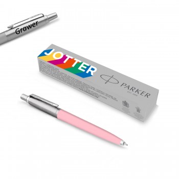 Parker Jotter Originals rozā PINK lodīšu pildspalva ar gravējumu