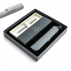 Parker Jotter Stainless Steel GT plunksnakotis su graviravimu / dėklu / dovanų rinkiniu