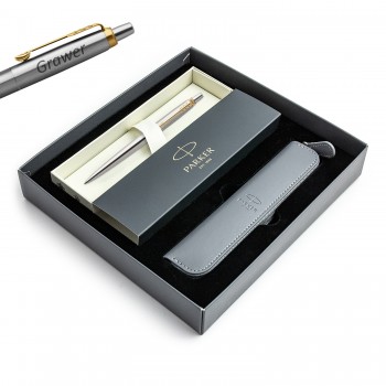 Parker Jotter Stainless Steel GT tušinukas su graviravimu / dėklas / dovanų rinkinys