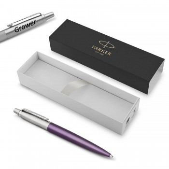 Parker Jotter Victoria Violet CT lodīšu pildspalva ar gravējumu