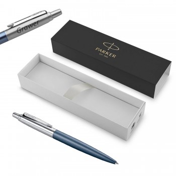 Parker Jotter Waterloo Blue CT Tušinukas su graviravimu