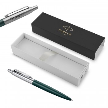 Parker Jotter XL Greenwich Matte Green Tušinukas su graviravimu