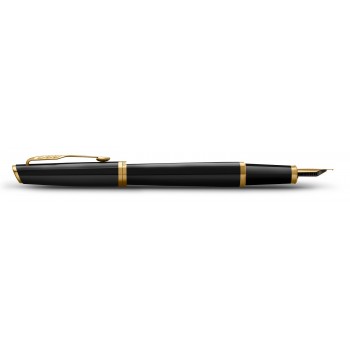 Parker Meridian must GT täitesulepe (F) – 2231392, graveeringuga
