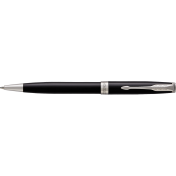 Parker Sonnet Black Lacquer CT kuulipliiats koos graveeringuga