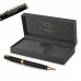 Parker Sonnet Black Lacquer GT tušinukas su graviūra