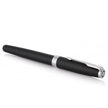 Parker Sonnet Matte Black CT (M) Plunksnakotis su graviravimu
