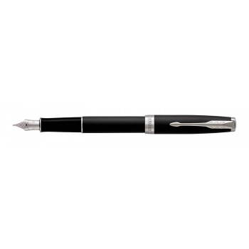 Parker Sonnet Matte Black CT (M) Plunksnakotis su graviravimu