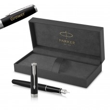 Parker Sonnet Matte Black CT (M) Plunksnakotis su graviravimu