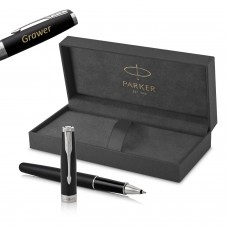 Parker Sonnet Matte Black CT Tušinukas su dangteliu ir graviravimu
