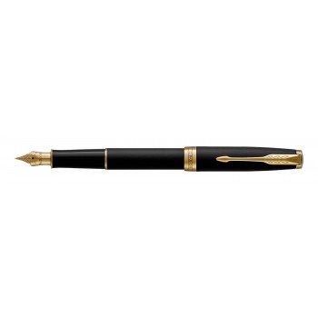 Parker Sonnet Matte Black GT (M) Plunksnakotis su graviravimu