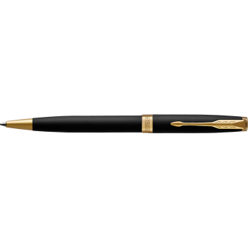 Parker Sonnet Matte Black GT lodīšu pildspalva ar gravējumu