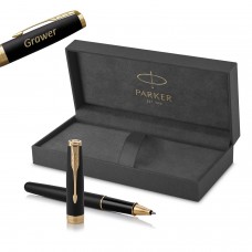 Parker Sonnet Matte Black GT Tušinukas su dangteliu ir graviravimu
