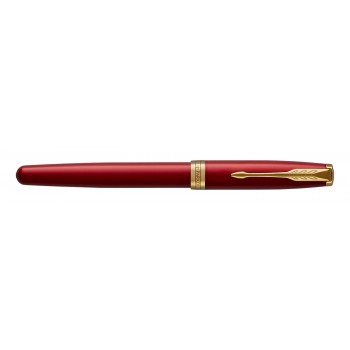 Parker Sonnet Red Lacquer GT täitesulepliiats (F teraspea) koos graveeringuga