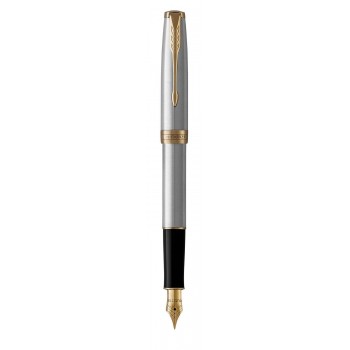 Parker Sonnet Stainless Steel GT (M) Plunksnakotis su graviravimu