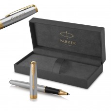 Parker Sonnet Stainless Steel GT Tušinukas su dangteliu ir graviravimu