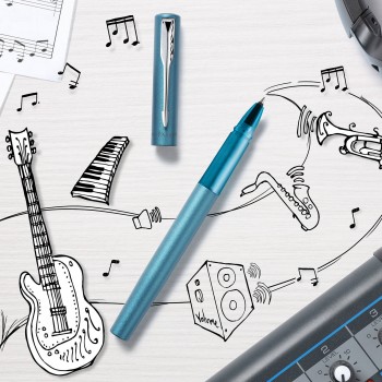 Parker Vector XL Teal Tušinukas su dangteliu ir graviravimu - 2159776