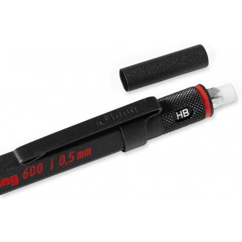 Rotring 600 0,5 Black Automatinis pieštukas su graviravimu